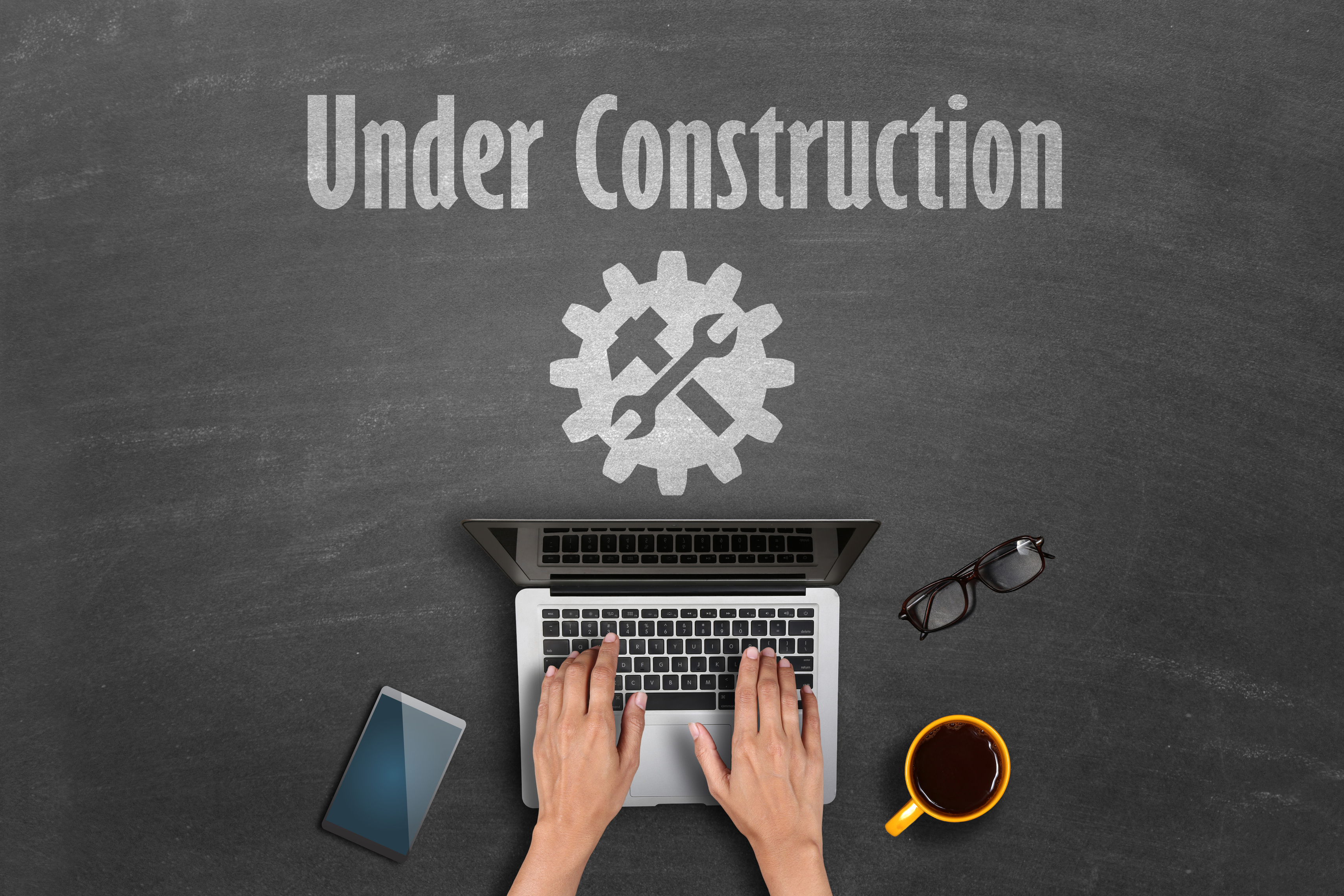 Under construction concept