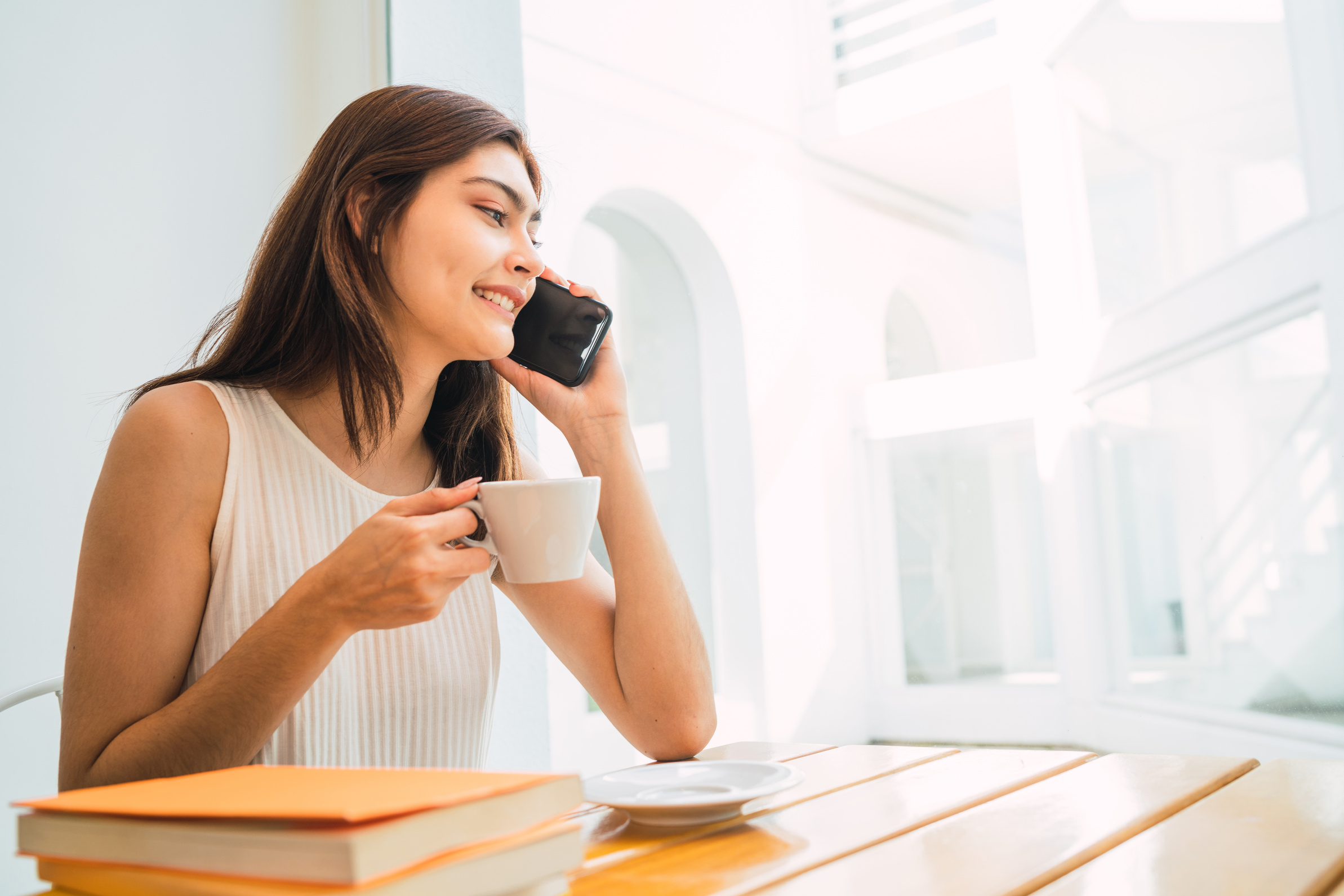 Woman Talking on the Phone